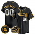 Custom Atlanta Braves Atliens Vapor Premier Limited Jersey ¨C Black HeidiMiller