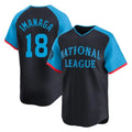 Chicago Cubs #18 Shota Imanaga Player Navy HeidiMiller National League All-Star Limited Home Stitched Jerseys