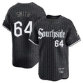 Chicago White Sox #64 Shane Smith Player Black HeidiMiller City Connect Limited Home Stitched Jerseys