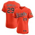 Baltimore Orioles #29 Samuel Basallo Player Orange HeidiMiller Limited Elite Home Game Stitched Jerseys