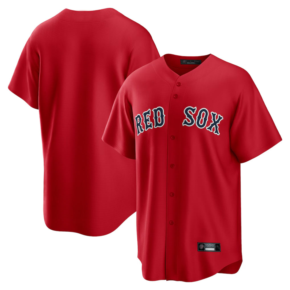 Boston Red Sox Blank Player Red HeidiMiller Home Game Stitched Jerseys