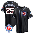 Chicago Cubs #25 Moises Ballesteros Player Black HeidiMiller Fashion Out 150th Anniversary Game Stitched Jerseys