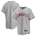 Los Angeles Angels Blank Player Gray HeidiMiller Home Game Stitched Jerseys