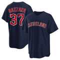 Cleveland Guardians #37 Travis Bazzana Player Navy HeidiMiller Game Home Stitched Jerseys