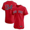 Boston Red Sox #34 David Ortiz Player Red HeidiMiller Limited Elite Home Game Stitched Jerseys1