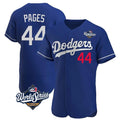 Los Angeles Dodgers #44 Andy Pages Player Royal HeidiMiller World Series Limited Elite Home Stitched Jerseys