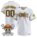 Custom San Diego Padres x One Piece White HeidiMiller Vapor Premier Limited Jersey - Stitched