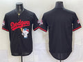 Los Angeles Dodgers Blank Black HeidiMiller Hello Kitty Night 2025 World Series Champions Patch Stitched Jersey