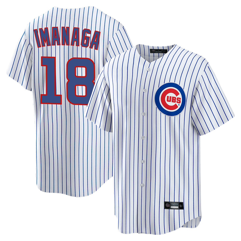 Chicago Cubs #18 Shota Imanaga Player White HeidiMiller Game Home Stitched Jerseys