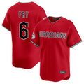 Cleveland Guardians #6 David Fry Player Red HeidiMiller Limited Home Stitched Jerseys