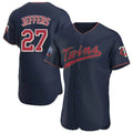 Minnesota Twins #27 Ryan Jeffers Player Navy HeidiMiller 60th Home Limited Elite Stitched Jerseys