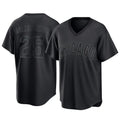 Chicago Cubs #25 Moises Ballesteros Player Black HeidiMiller T-shirt Home Game Stitched Jerseys