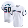 Miami Marlins #50 Agustin Ramirez Player White HeidiMiller Home Limited Stitched Jerseys