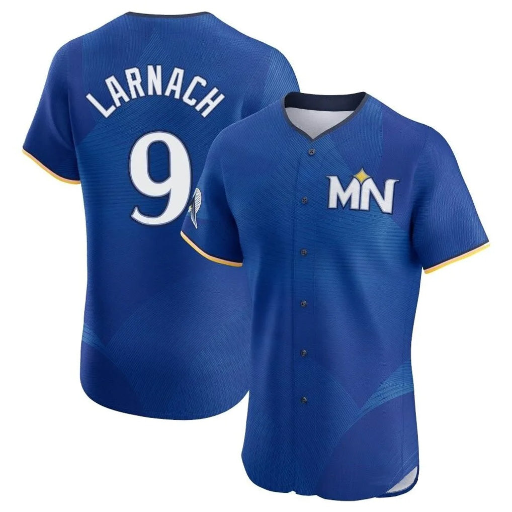 Minnesota Twins #9 Trevor Larnach Player Royal HeidiMiller City Connect Limited Elite Home Stitched Jerseys