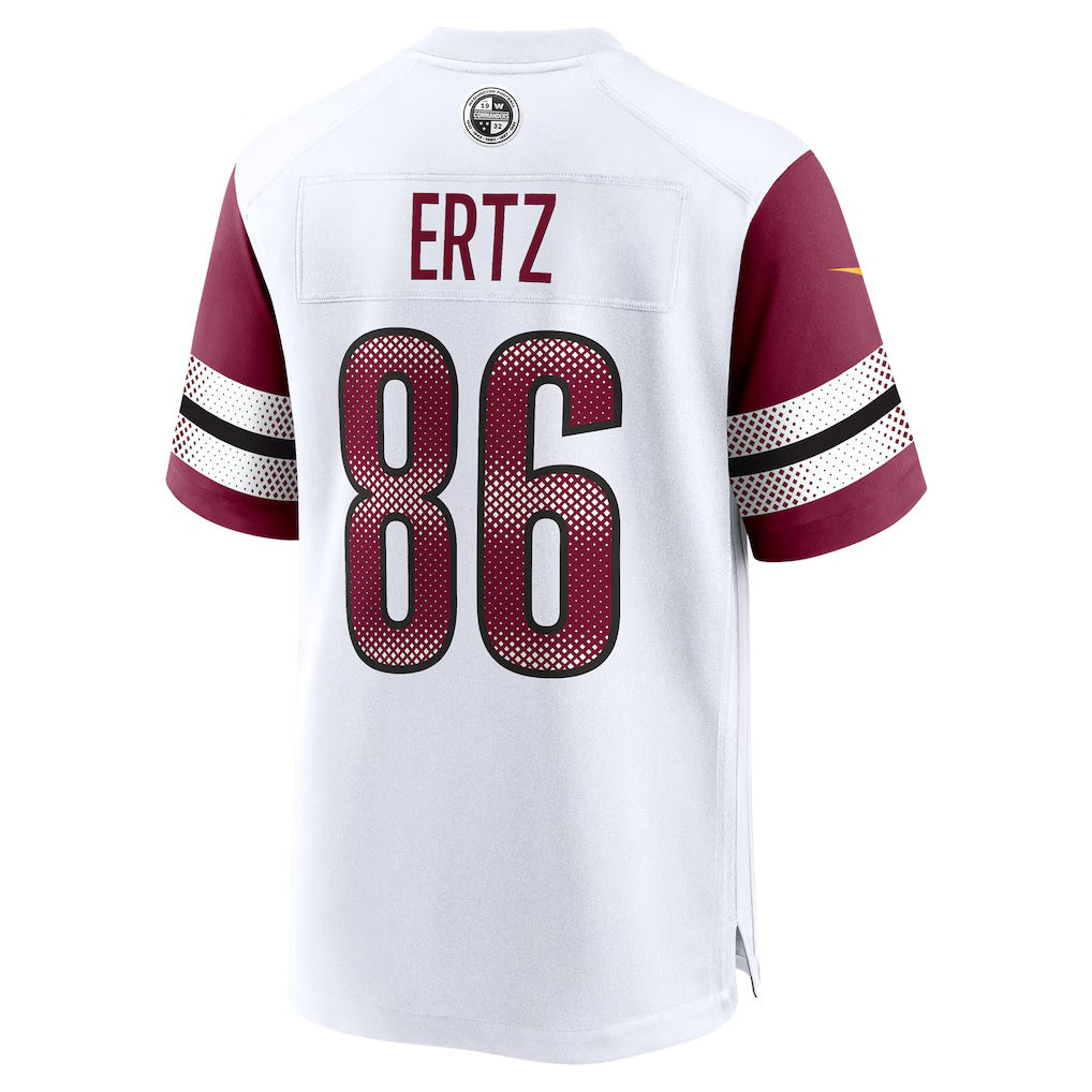 W.Commanders #86 Zach Ertz White HeidiMiller Game Jersey