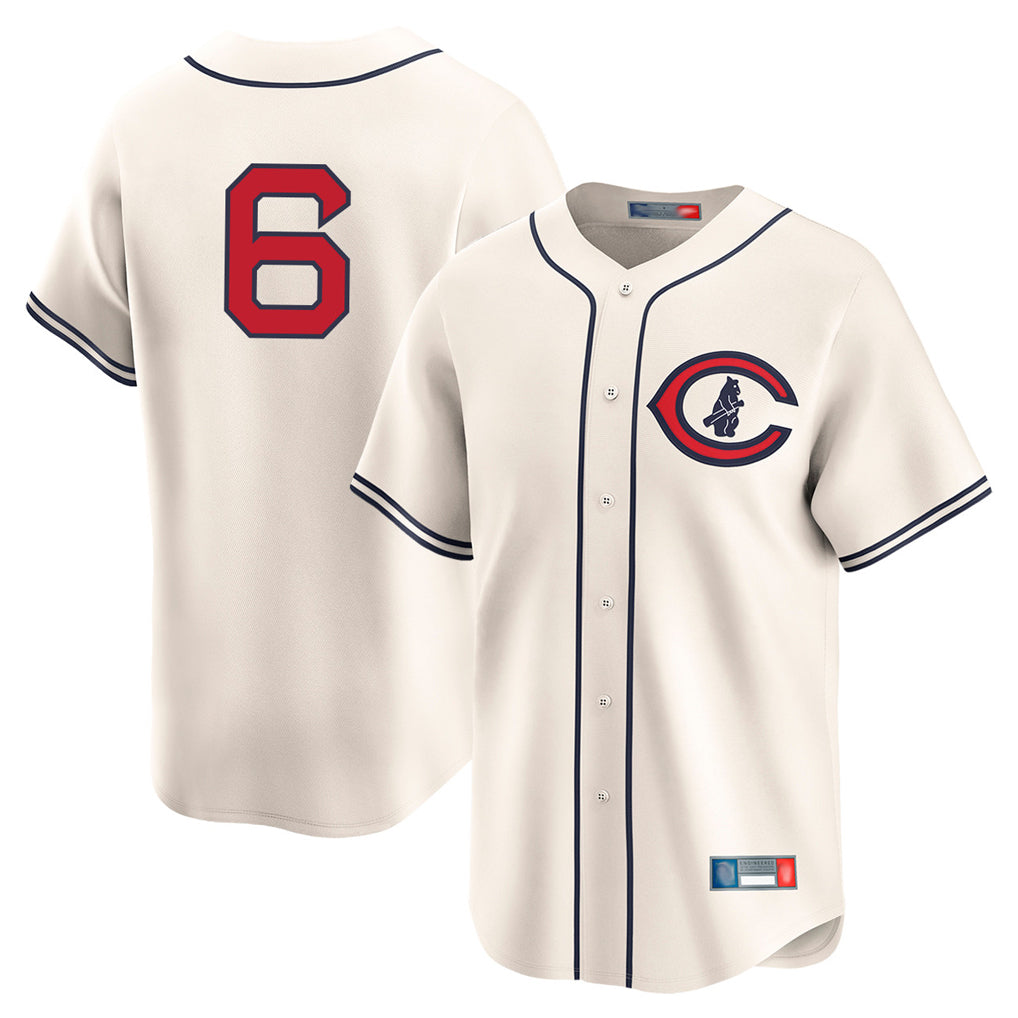 Chicago Cubs #6 Matt Shaw Player Cream HeidiMiller Field of Dreams Limited Home Game Stitched Jerseys