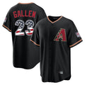 Arizona Diamondbacks #23 Zac Gallen Player Black HeidiMiller USA 250 Fourth of July Game Home Stitched Jerseys
