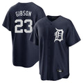 Detroit Tigers #23 Kirk Gibson Player Navy HeidiMiller Game Home Stitched Jerseys