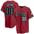 Custom Arizona Diamondbacks 2024 Cool Base Jersey ¨C All Stitched-Red HeidiMiller