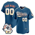Custom Milwaukee Brewers Mineral Blue HeidiMiller 2026 City Connect Stadium Stitched Stitched Jersey