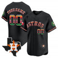 Custom Houston Astros Mexico Texas Patch Vapor Premier Limited Jersey ¨C All Stitched HeidiMiller
