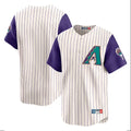 Arizona Diamondbacks Ivory Throwback Cooperstown HeidiMiller Limited Home Blank Player Stitched Jerseys
