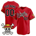 Custom Baltimore Orioles x One Piece Red HeidiMiller Vapor Premier Limited Jersey - Stitched