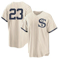 Chicago White Sox #23 Andrew Benintendi Player Cream HeidiMiller Field of Dreams Home Game Stitched Jerseys