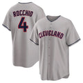 Cleveland Guardians #4 Brayan Rocchio Player Gray HeidiMiller Game Home Stitched Jerseys