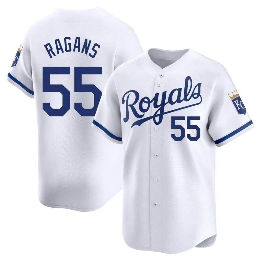 Kansas City Royals #55 Cole Ragans Player White HeidiMiller Alt Limited Home Stitched Jerseys