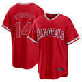 Los Angeles Angels #14 Logan O'Hoppe Player Red HeidiMiller Home Game Stitched Jerseys