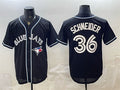 Toronto Blue Jays #36 Davis Schneider 2026 Fashion Replica Black HeidiMiller Out Stitched Jersey