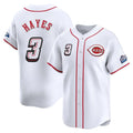 Cincinnati Reds #3 Ke'Bryan Hayes Player White HeidiMiller Speedway Classic Home Limited Stitched Jerseys