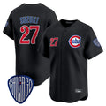 Chicago Cubs #27 Seiya Suzuki Player Black HeidiMiller Vapor Premier Limited Home Stitched Jerseys