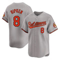 Baltimore Orioles #8 Cal Ripken Player Gray HeidiMiller Limited Home Game Stitched Jerseys
