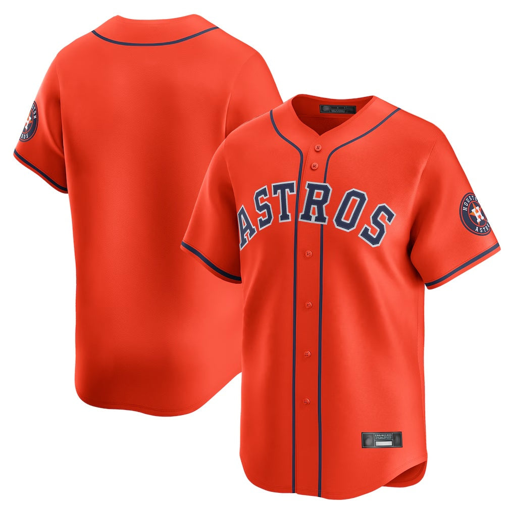 Houston Astros Blank Player Orange HeidiMiller Home Limited  Stitched Jerseys