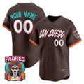 Custom San Diego Padres Brown HeidiMiller 2026 City Connect Vapor Premier Limited Jersey - All Stitched