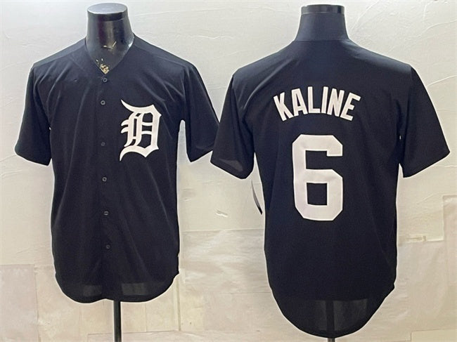 Detroit Tigers #6 Al Kaline Black HeidiMiller Limited Stitched Jersey