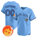Custom Toronto Blue Jays x Dragon Ball Blue HeidiMiller Vapor Premier Limited Jersey - All Stitched