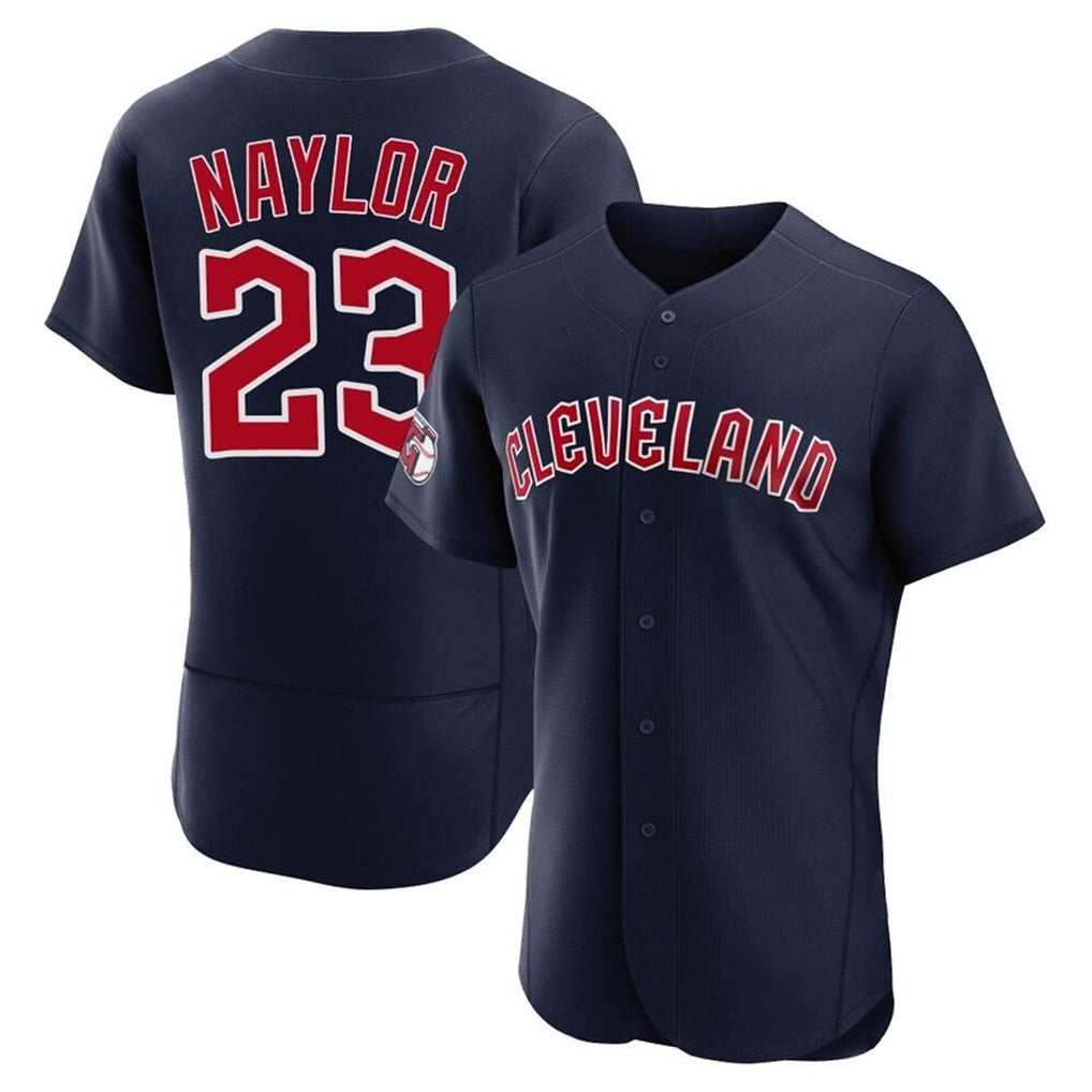 Cleveland Guardians #23 Bo Naylor Player Navy HeidiMiller Limited Elite Home Stitched Jerseys