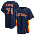 Houston Astros #71 Josh Hader Player Navy HeidiMiller Home Game Stitched Jerseys