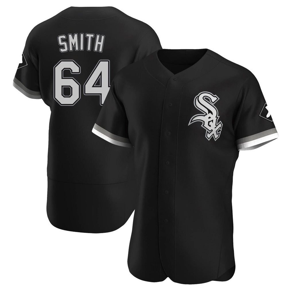Chicago White Sox #64 Shane Smith Player Black HeidiMiller Limited Elite Home Stitched Jerseys