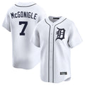 Detroit Tigers #7 Kevin McGonigle Player White HeidiMiller Home Limited Stitched Jerseys