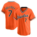 Baltimore Orioles #7 Jackson Holliday Player Orange HeidiMiller T-shirt Limited Home Game Stitched Jerseys