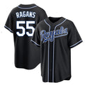 Kansas City Royals #55 Cole Ragans Player Black HeidiMiller Carbon Fashion Home Game Stitched Jerseys