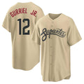 Arizona Diamondbacks #12 Lourdes Gurriel Jr Player Tan HeidiMiller City Connect Home Game Stitched Jerseys