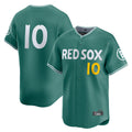 Boston Red Sox #10 Trevor Story Player Green HeidiMiller City Connect Limited Home Game Stitched Jerseys1