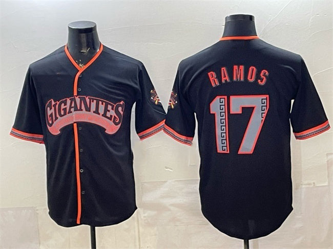 San Francisco Giants #17 Heliot Ramos Black HeidiMiller 2026 Alternate Stadium Stitched Jersey