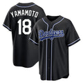 Los Angeles Dodgers #18 Yoshinobu Yamamoto Player Black HeidiMiller Carbon Limited Home Stitched Jerseys
