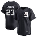 Detroit Tigers #23 Kirk Gibson Player Navy HeidiMiller Home Limited Game Stitched Jerseys
